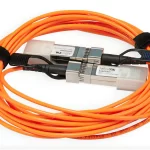 Cable de conexión directa óptica activa SFP+ de 10 Gbps y 5 m Mikrotik